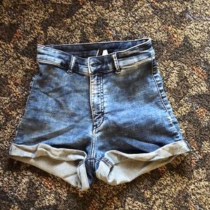 High waisted shorts